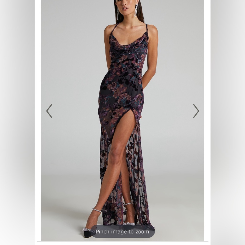 Showpo Aletta Maxi Dress - Cowl Cross Back Dress - SIZES 4 & 6 - NWT